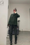Daniel Andresen sweater FALCON moss green